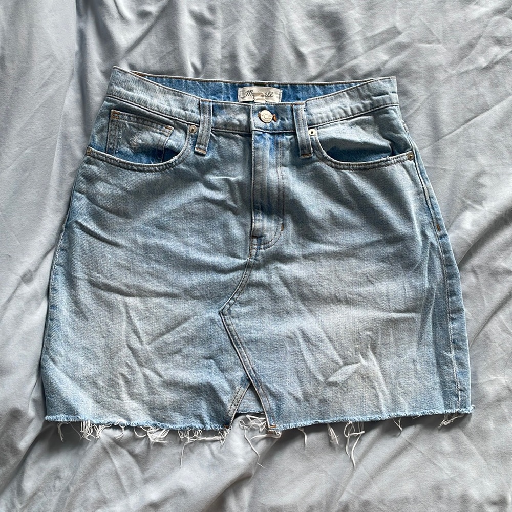 Madewell Jean skirt